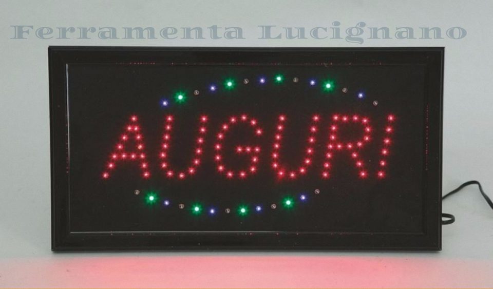 scritta display a Lettere luminose a LED componibili x esposizione negozio bar